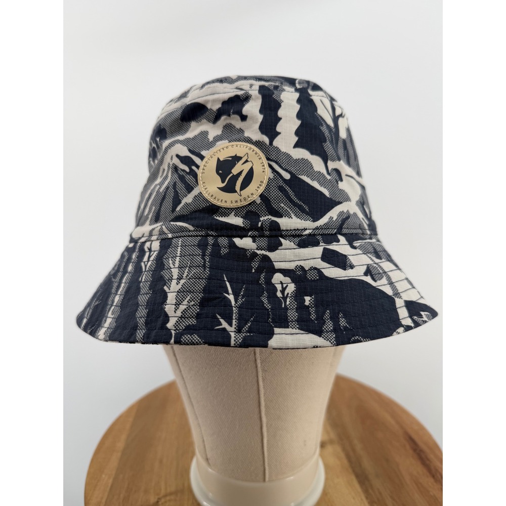 Fjallraven Specialized Bucket Hat Navy Cream Print S/M‎ Unisex